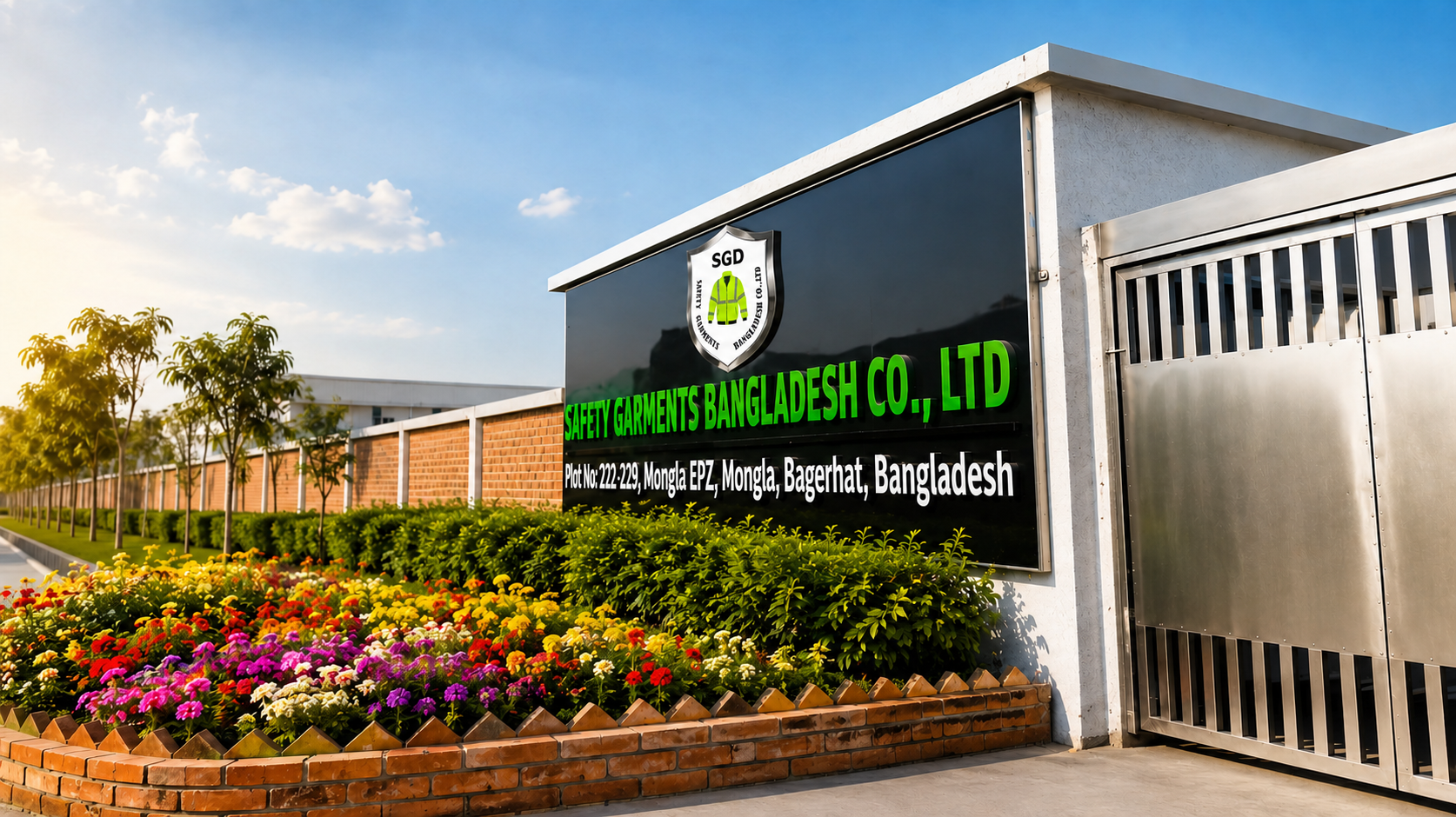 SAFETYGARMENTS IndustrialSafe factory exterior